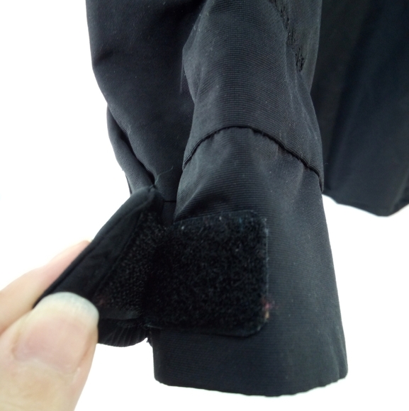 Woolrich Wool Nylon Black Jacket  Hood Women's Large - Picture 8 of 12